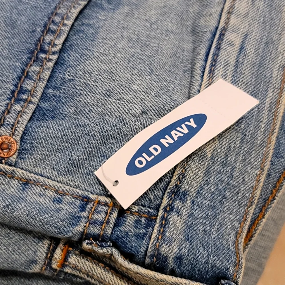 Old Navy acid washed bootcut denim jeans 38x32 brand new with tags - Picture 1 of 6
